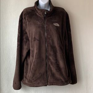 The North Face Brown Osito Full-Zip Fleece Jacket
